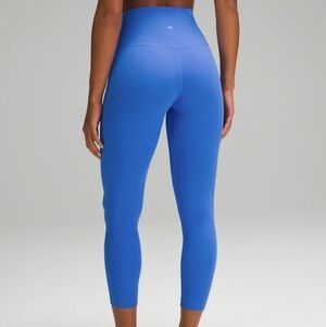 Lululemon Athletica Vibrant Blue High Rise 7/8 Leggings